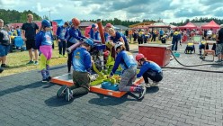 Dětská liga okresu Chrudim v požárním útoku Zderaz