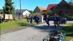Dětská soutěž v požárních útocích Leštinka