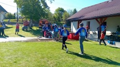 Dětská soutěž v požárních útocích Leštinka