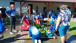 Dětská soutěž v požárních útocích Leštinka