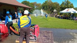 Dětská soutěž v požárních útocích Leštinka