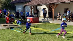 Dětská soutěž v požárních útocích Leštinka