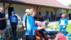 Dětská soutěž v požárních útocích Leštinka